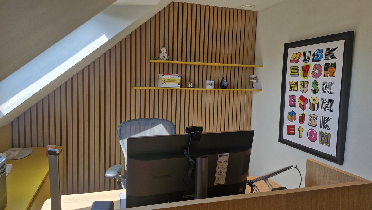 my home office, view from the front